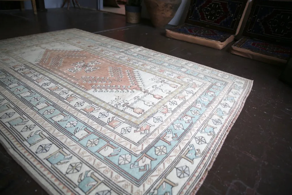 Old Milas Rug 5.3ftx7.9ft