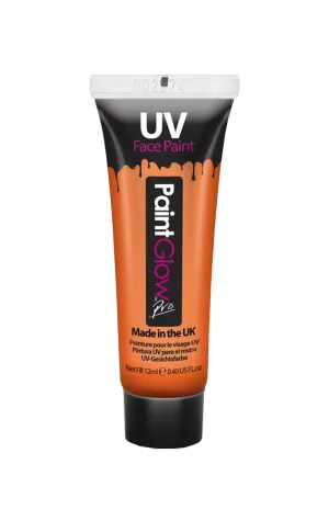 Orange UV Body and Face Paint