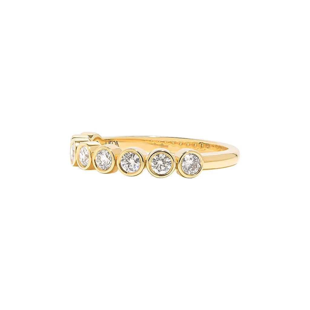 Oslo Round Half Eternity Band