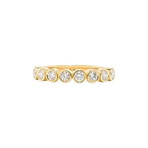 Oslo Round Half Eternity Band