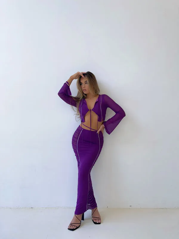 Outcast - Maddy Set in Purple