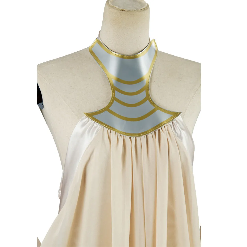 Padme Amidala Naberrie Lake Dress Cosplay Costume Halloween Carnival Suit