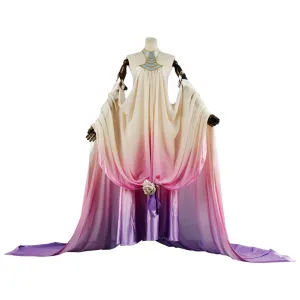 Padme Amidala Naberrie Lake Dress Cosplay Costume Halloween Carnival Suit