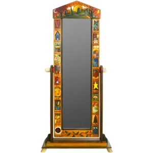 Peak Top Wardrobe Mirror by Sticks MIR058-D72115