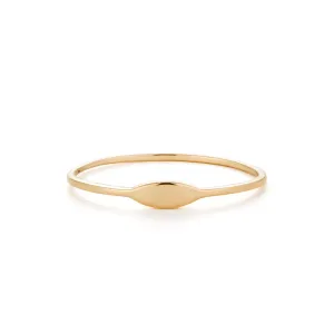 Petite Oval Signet Ring