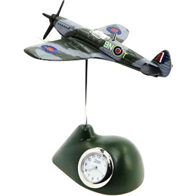 Pilot Toys Spitfire Desk Clock