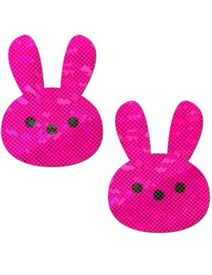PINK BUNNY NIPPLE PASTIES