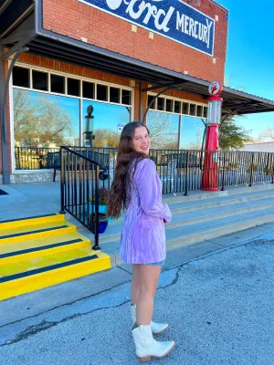 Poppy Pastel Purple Blazer