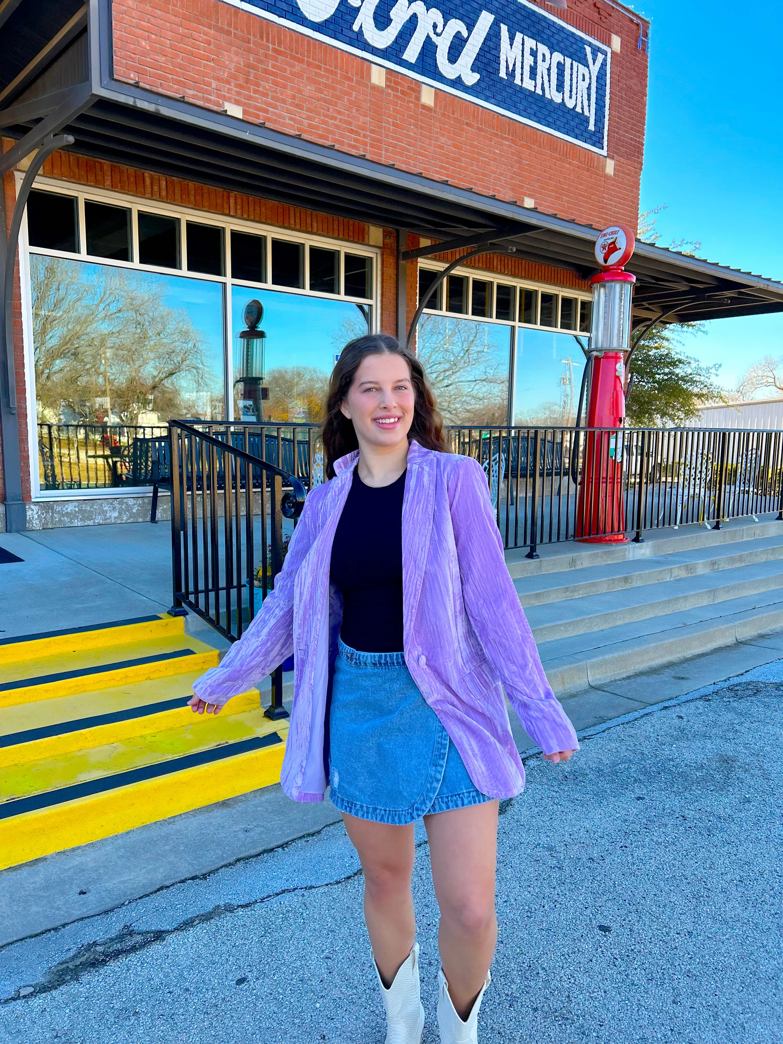 Poppy Pastel Purple Blazer