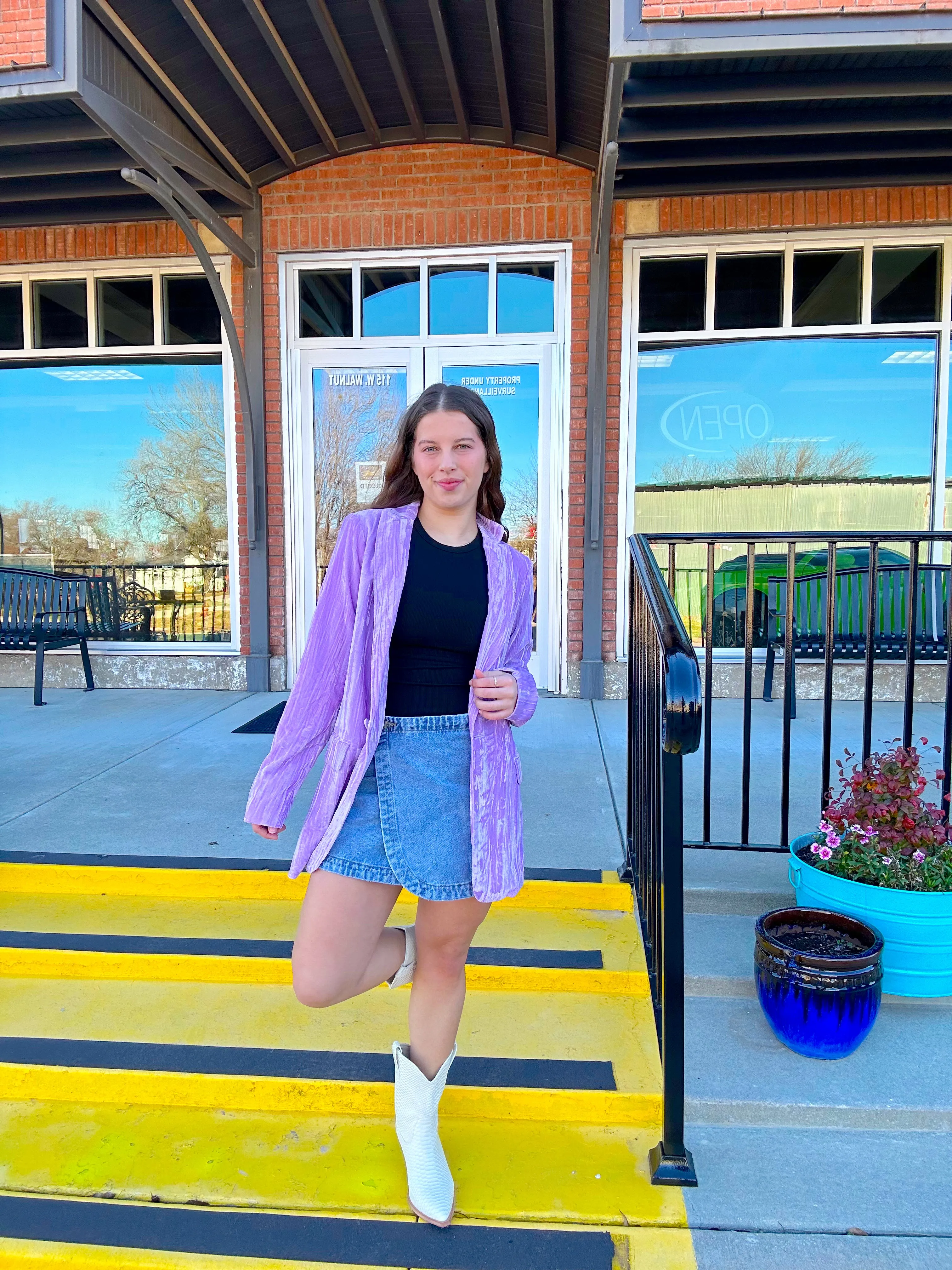 Poppy Pastel Purple Blazer