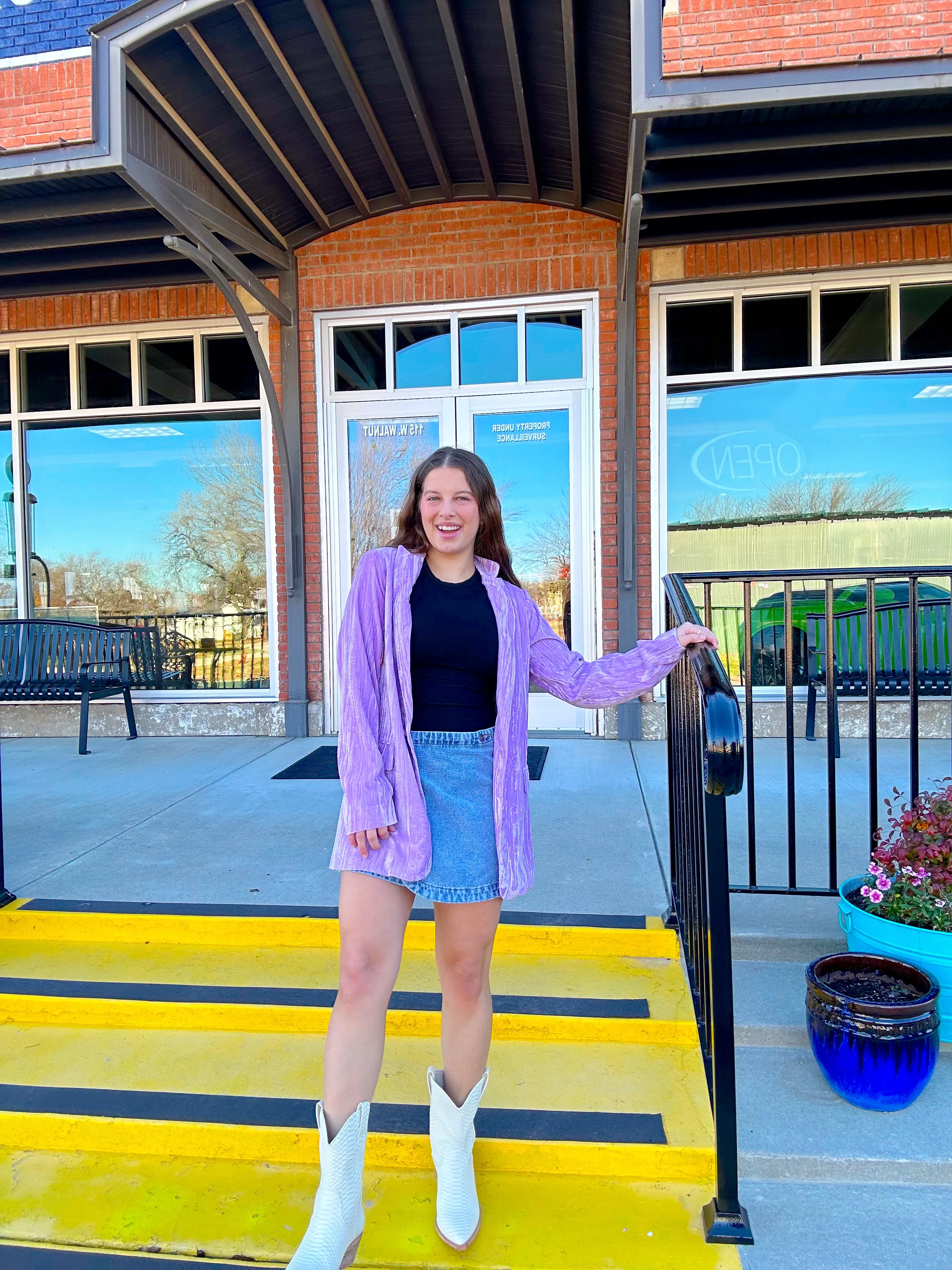 Poppy Pastel Purple Blazer