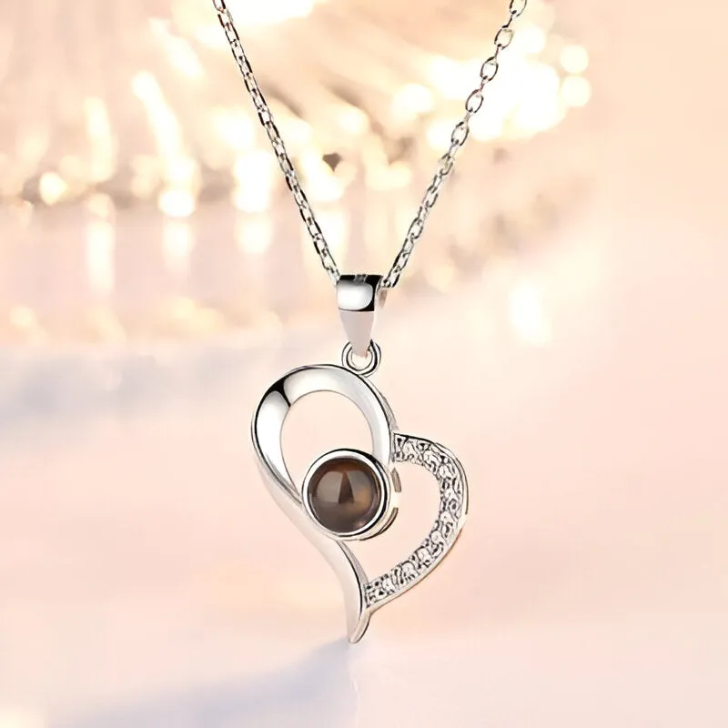 Projection Necklace With 100 Languages