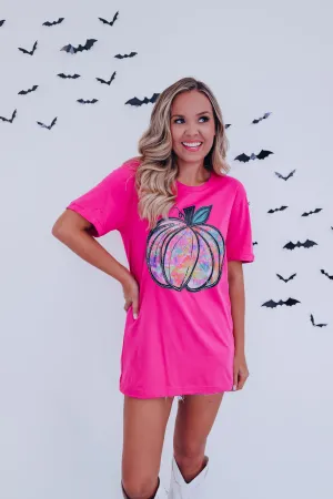 Psychedelic Pumpkin Graphic Tee S-3X