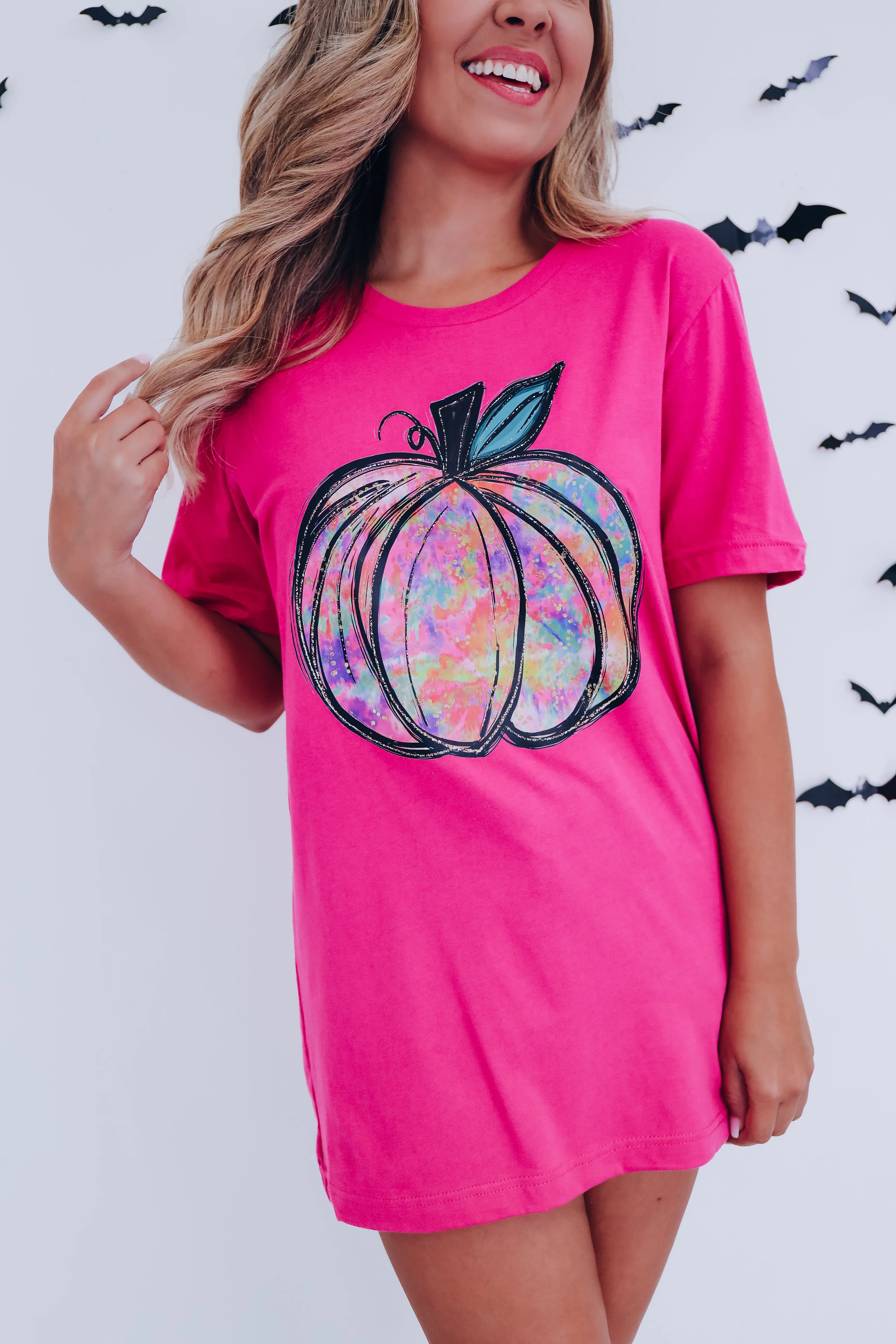 Psychedelic Pumpkin Graphic Tee S-3X