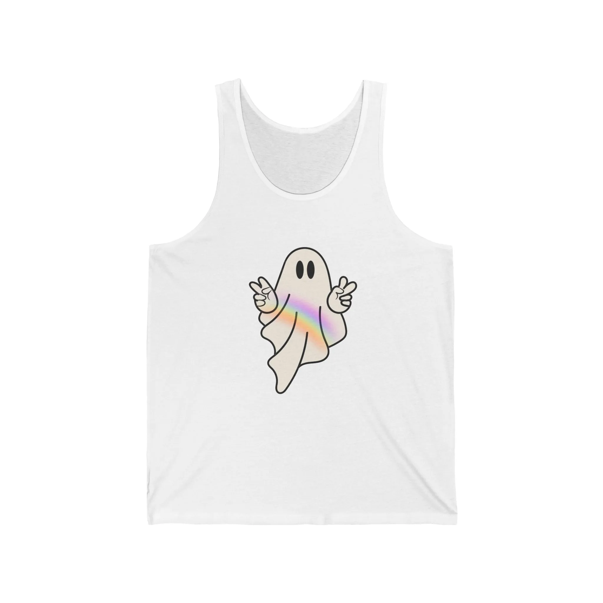 Rainbow Ghost Tank Top