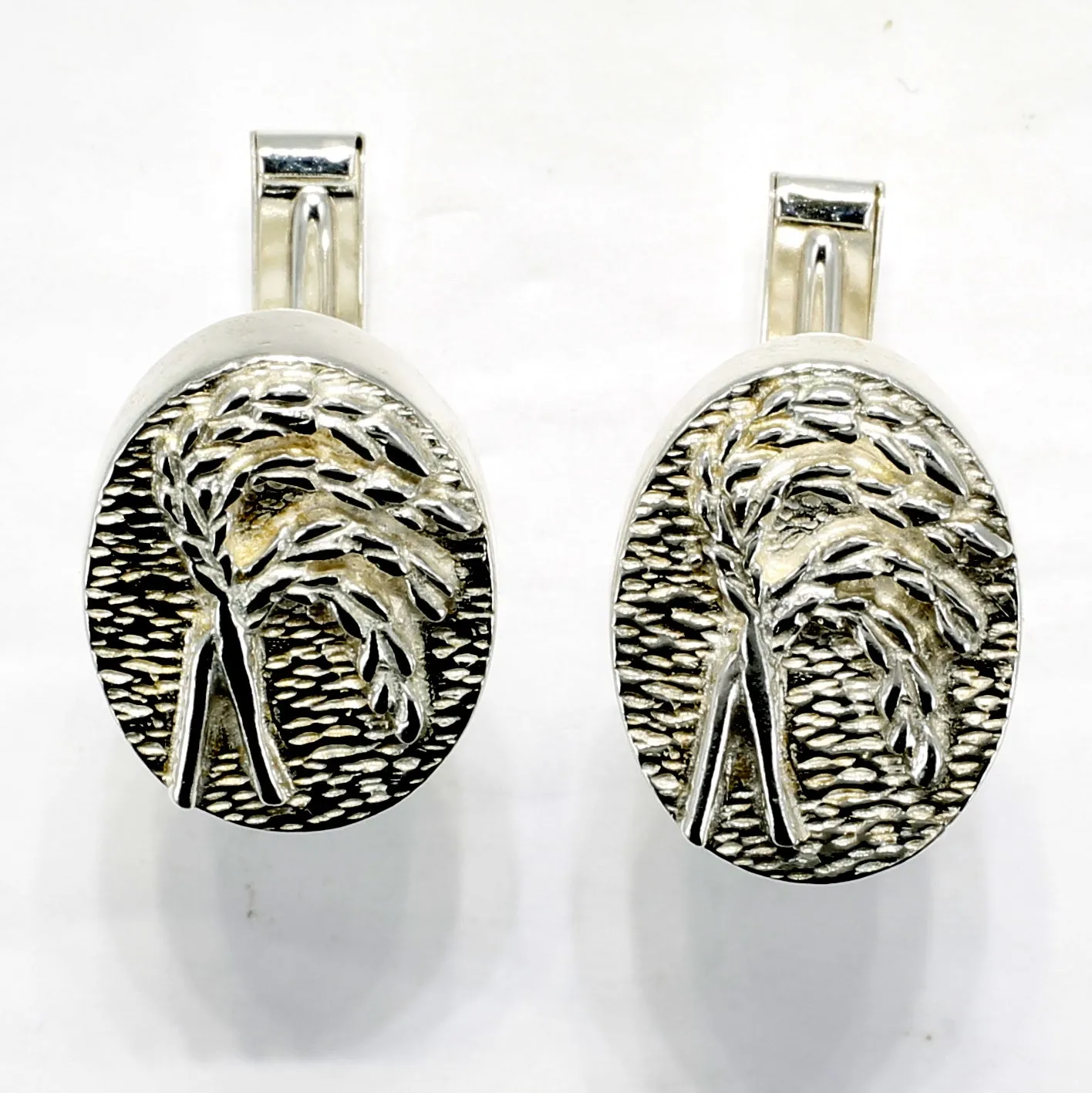 Rice Cuff Links for him with 925 Sterling Silver Heads of Rice