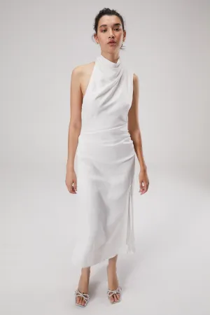 ROBBIA SATIN MIDI DRESS