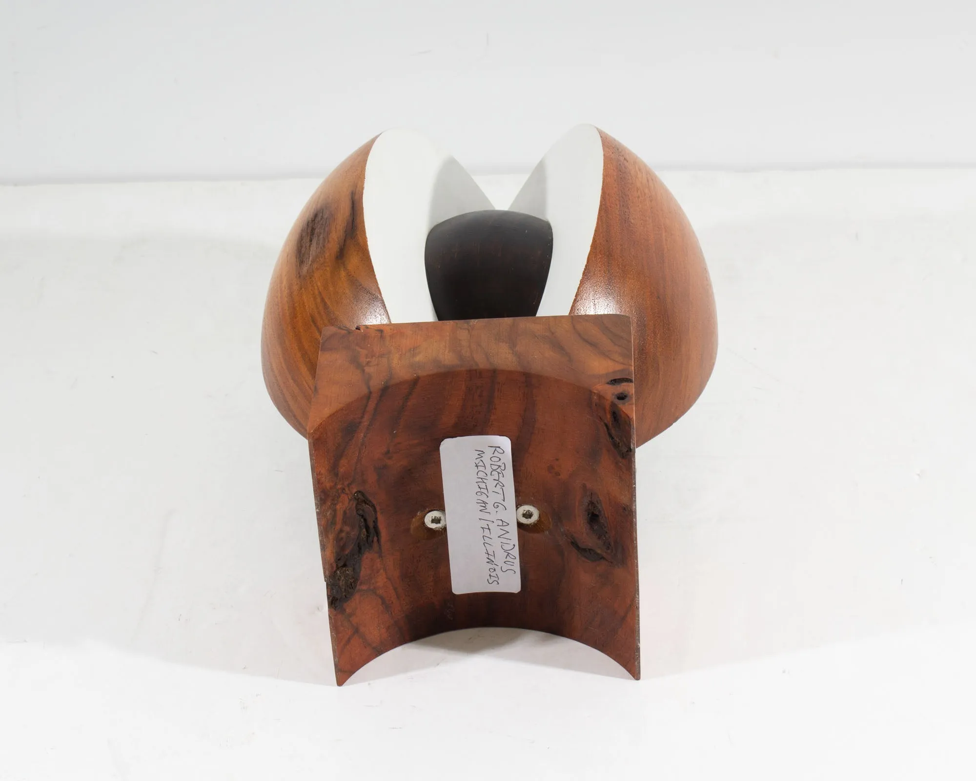 Robert G. Andrus Abstract Wooden Sculpture
