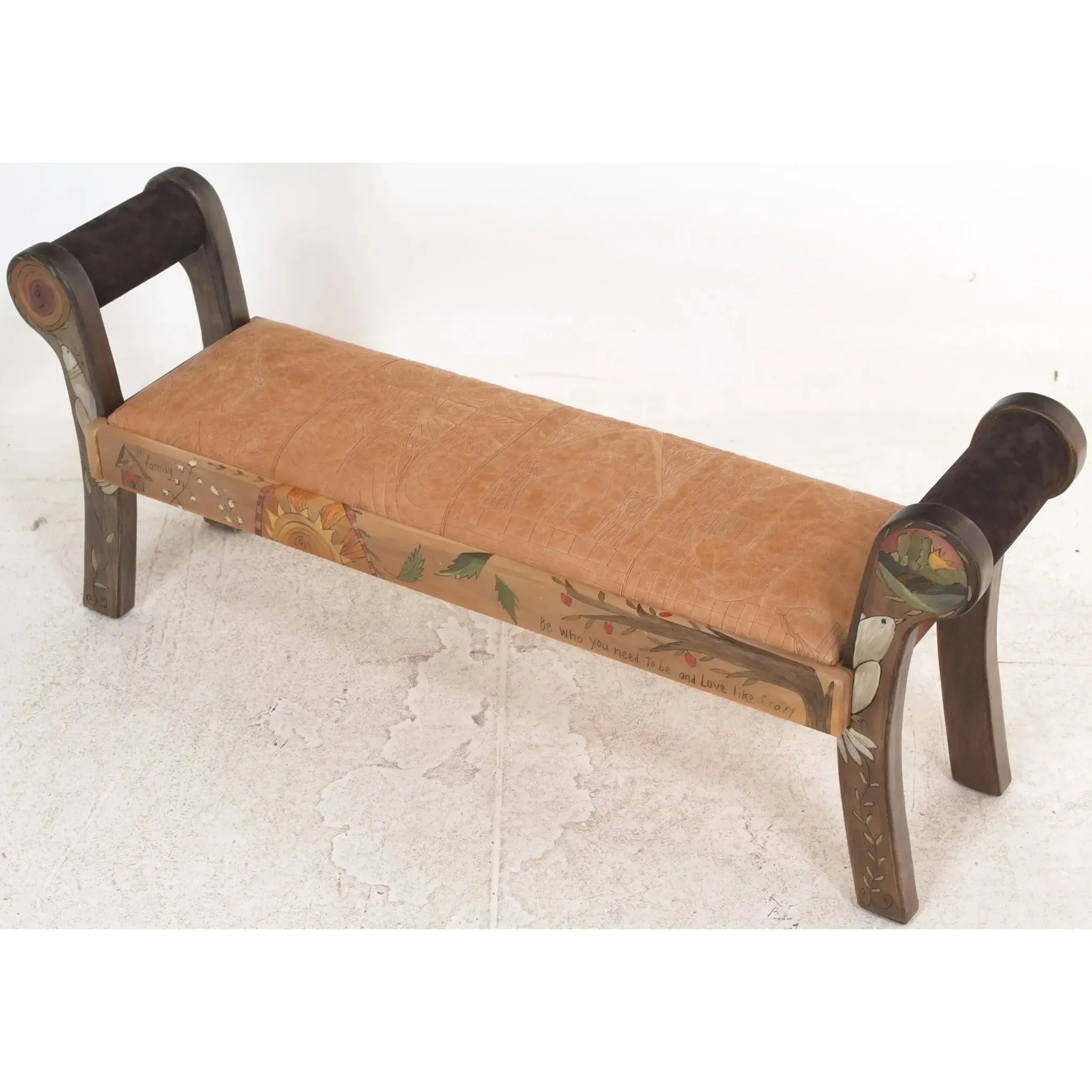 Roll Arm Bench by Sticks BEN050-S315477