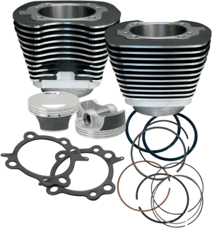 S&S Cycle 910-0205 97in. Big Bore Kit for 88in. Motors - Black Powder-Coat