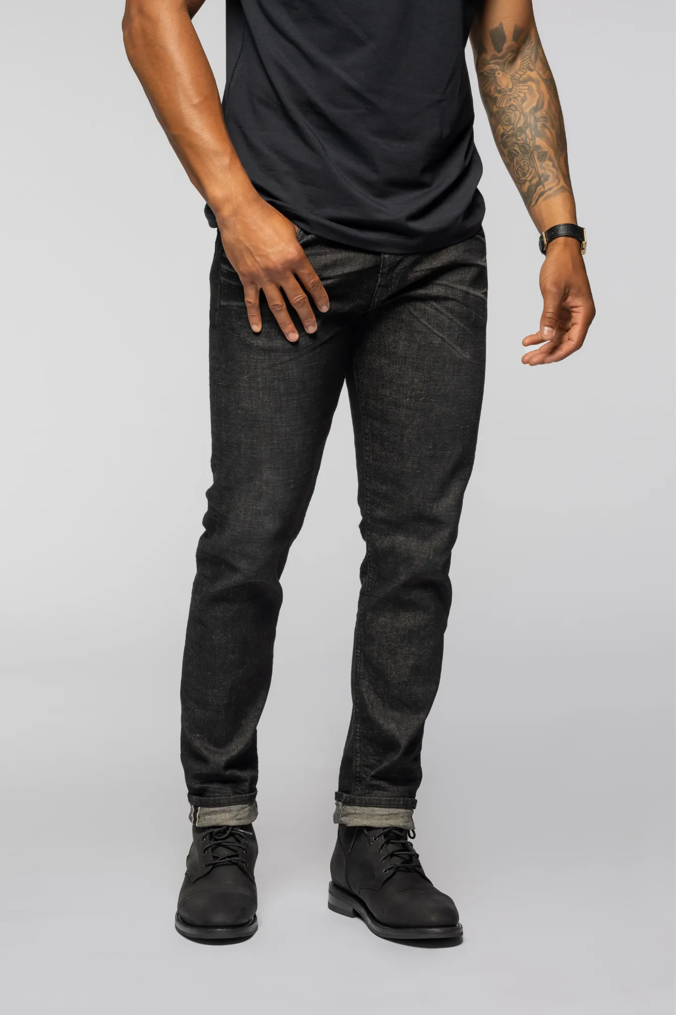 Selvage Jean - Black | Taper