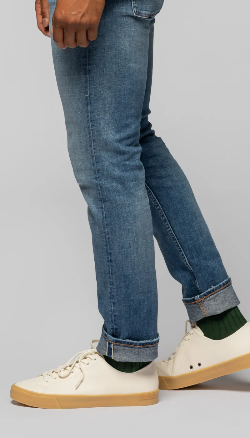 Selvage Jean - Faded Indigo | Taper