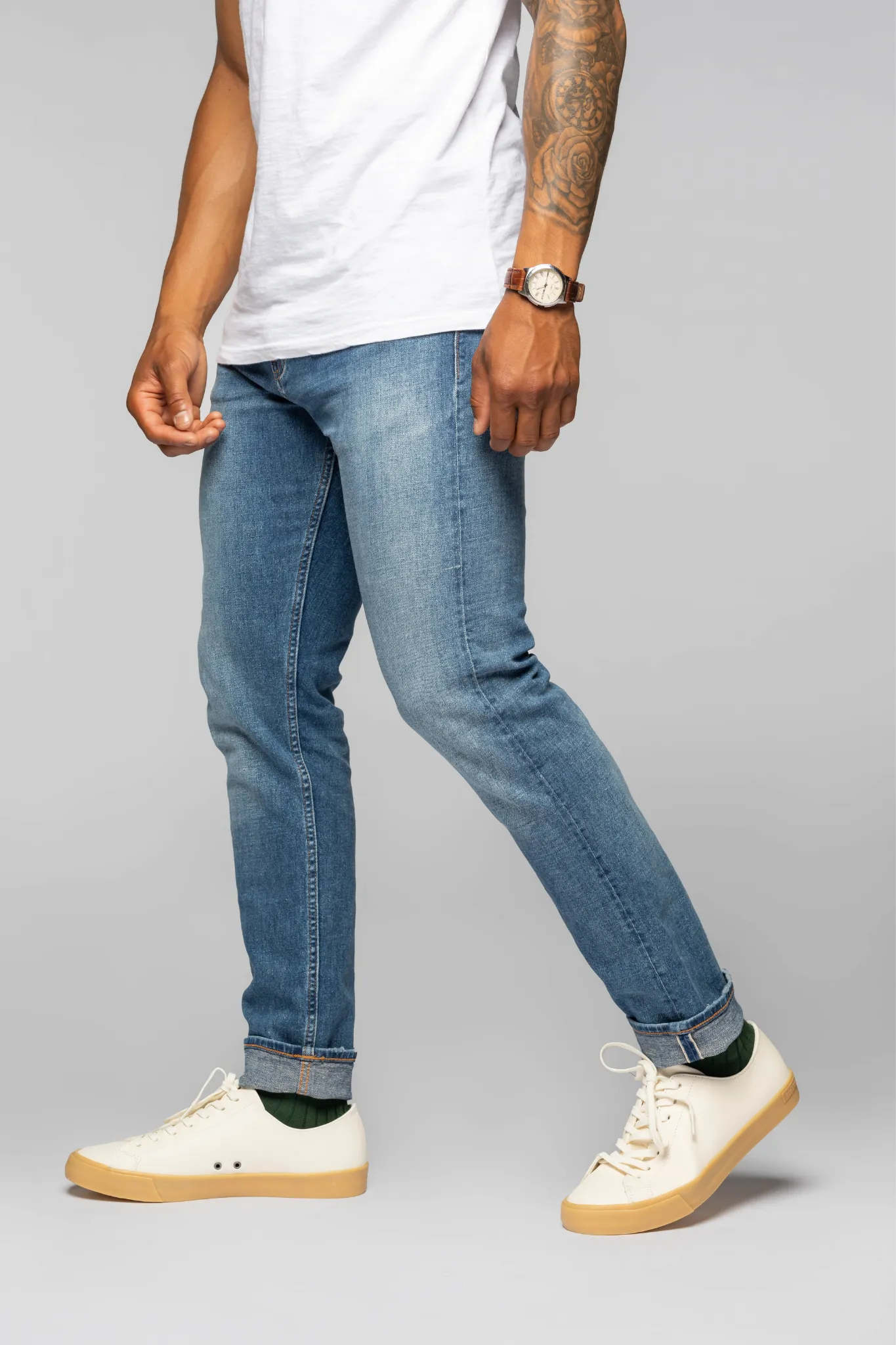 Selvage Jean - Faded Indigo | Taper