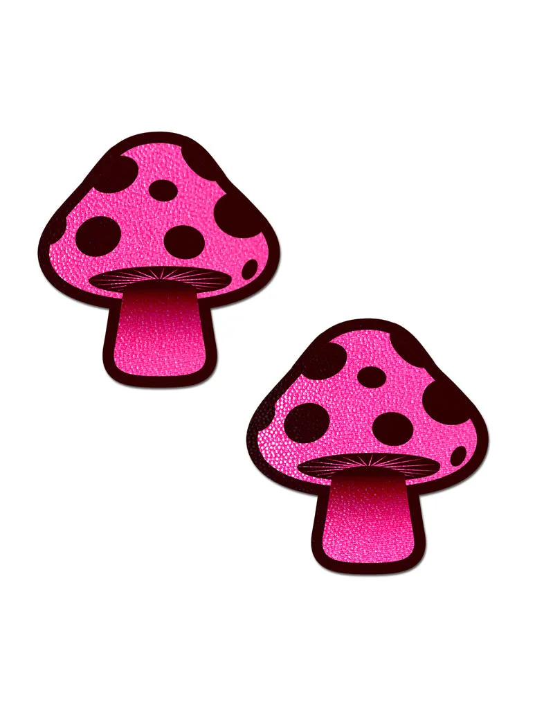 SHROOM NIPPLE PASTIES - NEON PINK