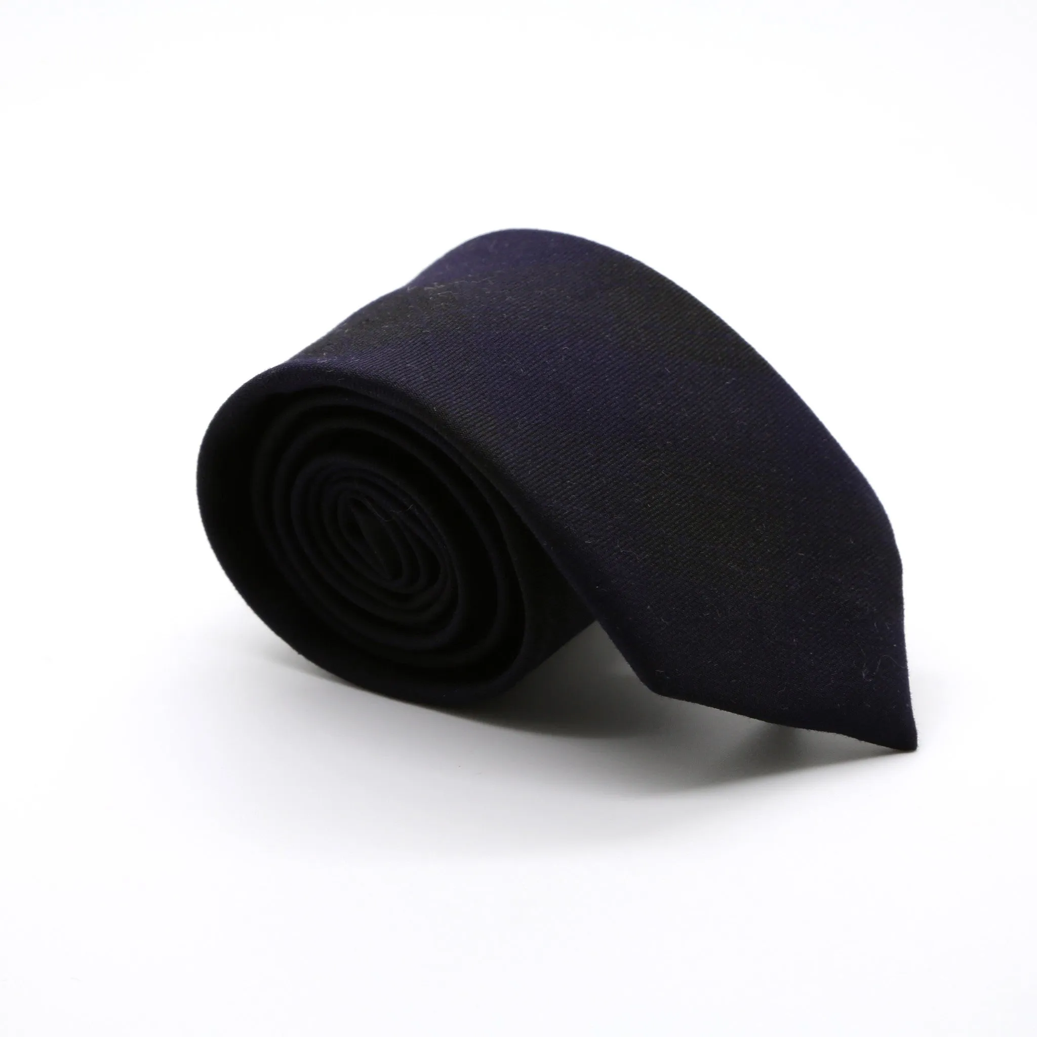 Slim Purple and Black Plaid Neckties & Handkerchief