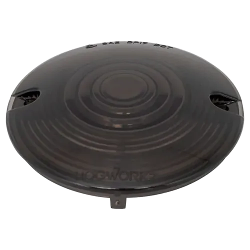Smoked Turn Signal Pancake Style Lens Covers for Harley-Davidson®
