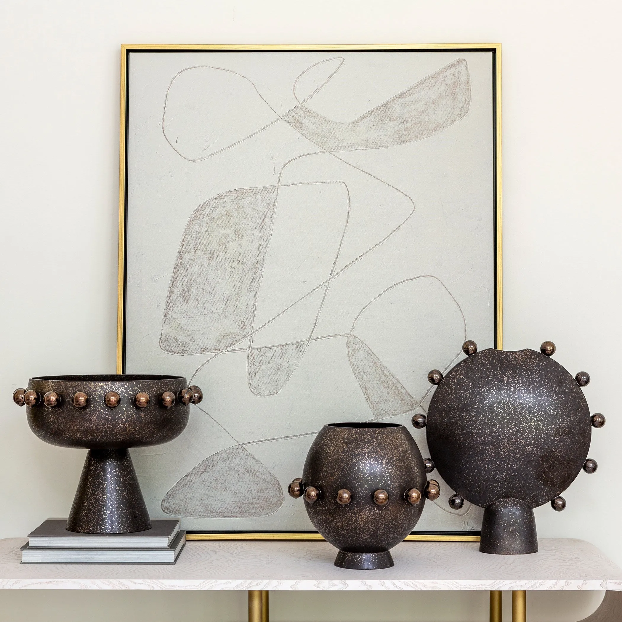 Spheres Collection Vessel - Bronze