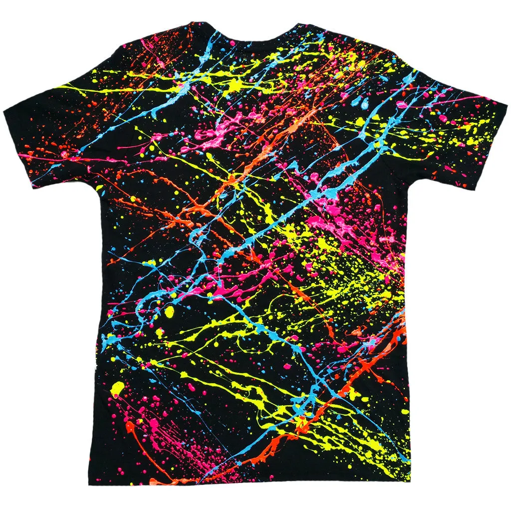 SPLAT UNISEX T-SHIRT BLACK
