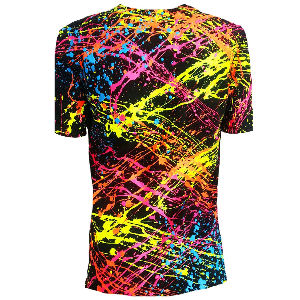 SPLAT UNISEX T-SHIRT BLACK