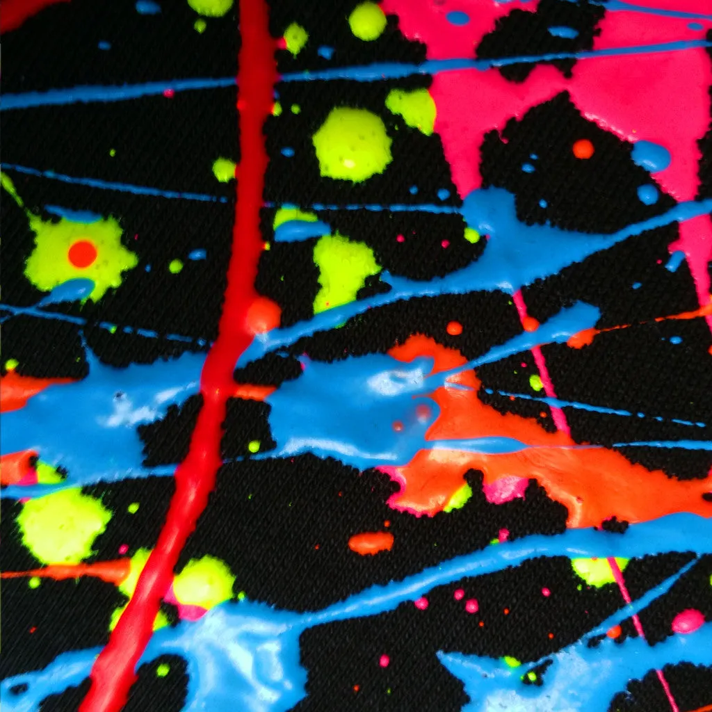 SPLAT UNISEX T-SHIRT BLACK