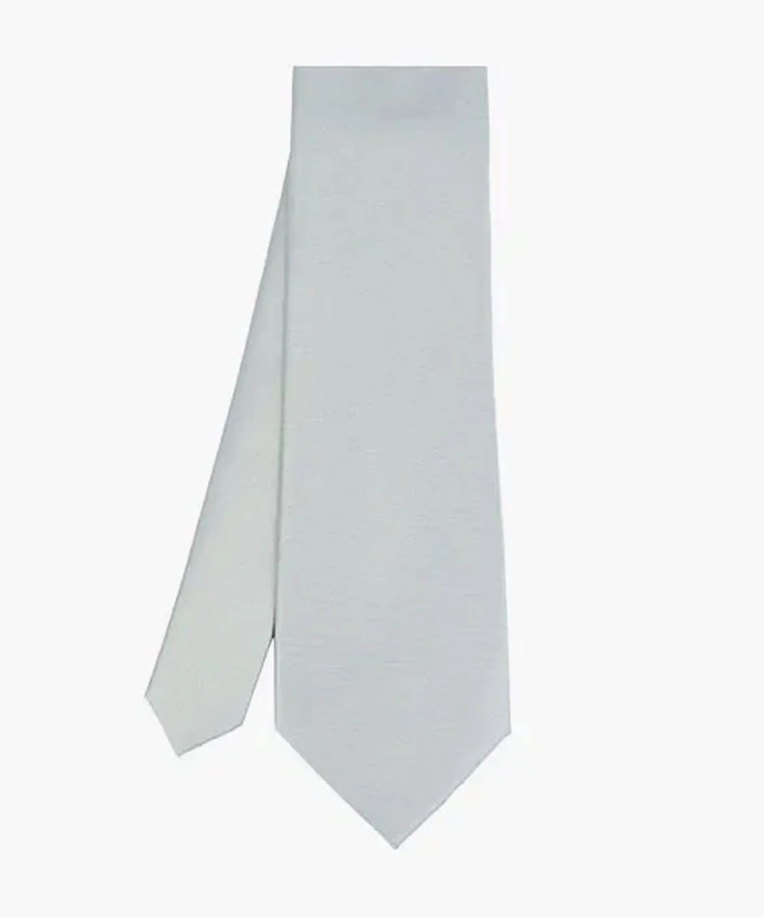 Stacy Adams Solid Tie and Handkerchief - Grey