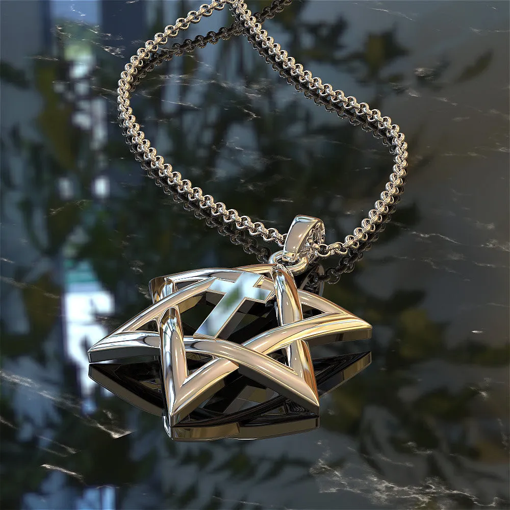 Star of David with Cross Pendant