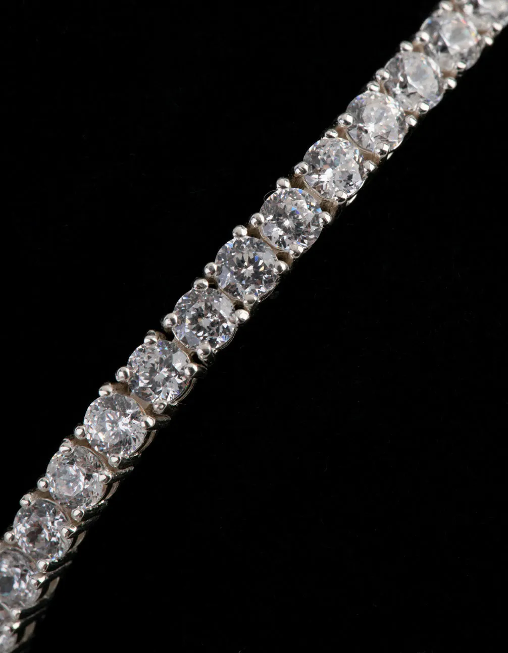 Sterling Silver Cubic Zirconia Tennis Bracelet