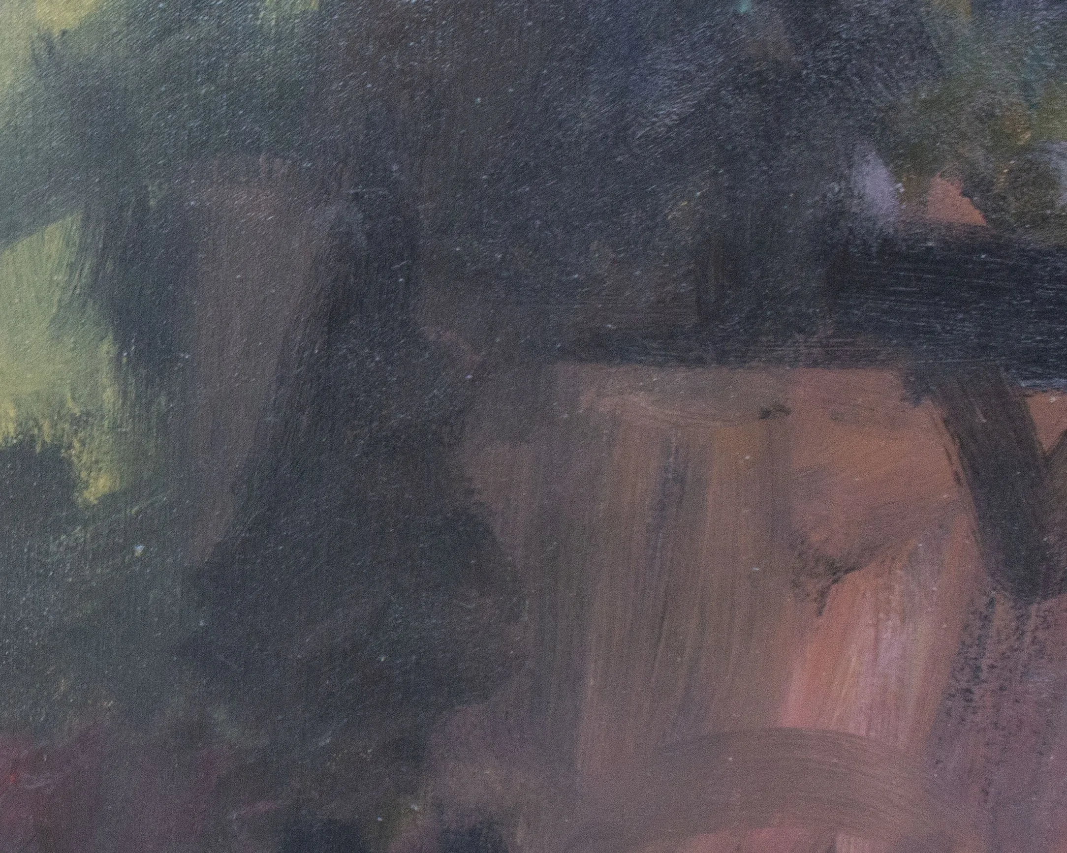 Steve Redman Signed 1965 Oil on Canvas Abstract Painting