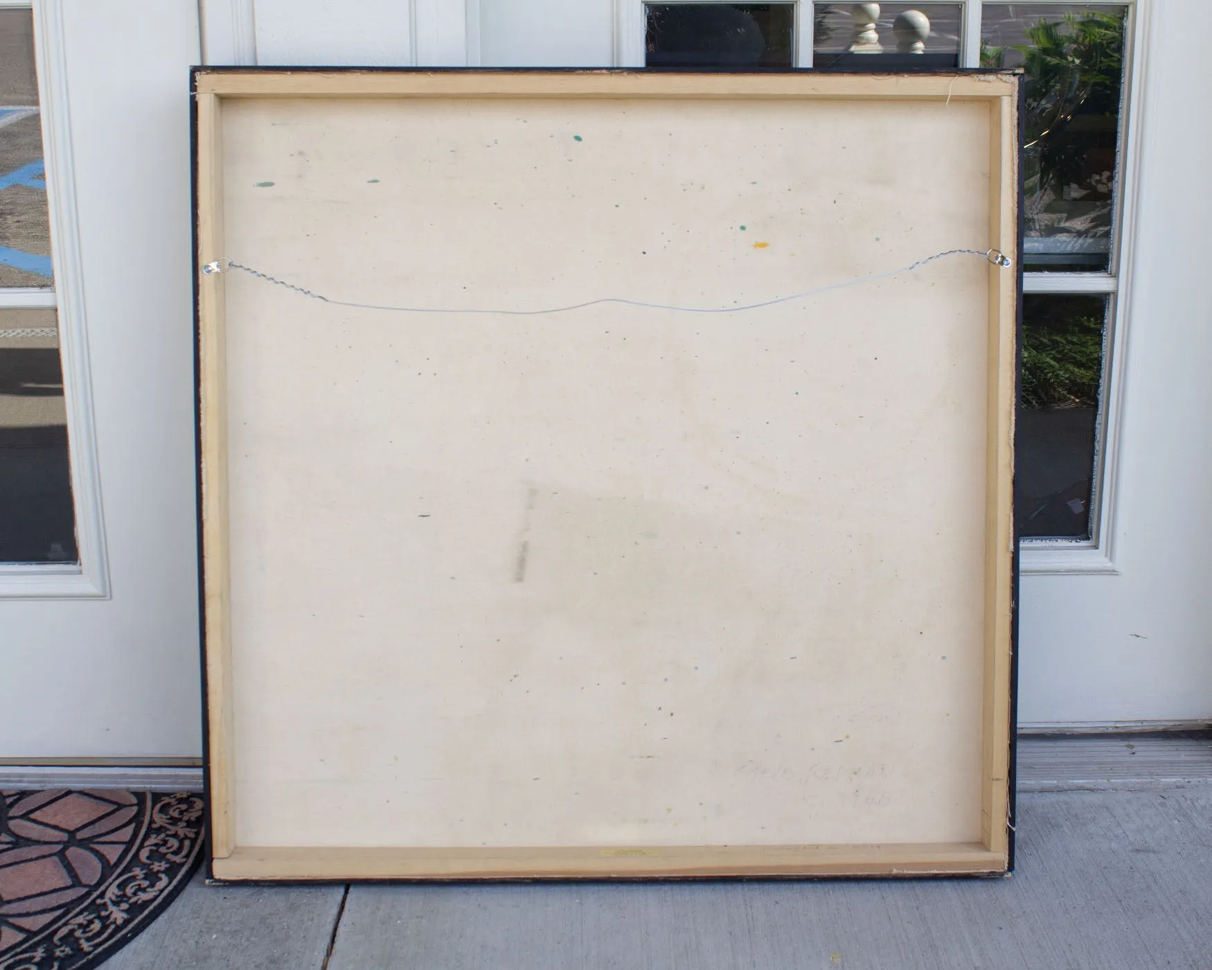 Steve Redman Signed Oil on Canvas Abstract Painting
