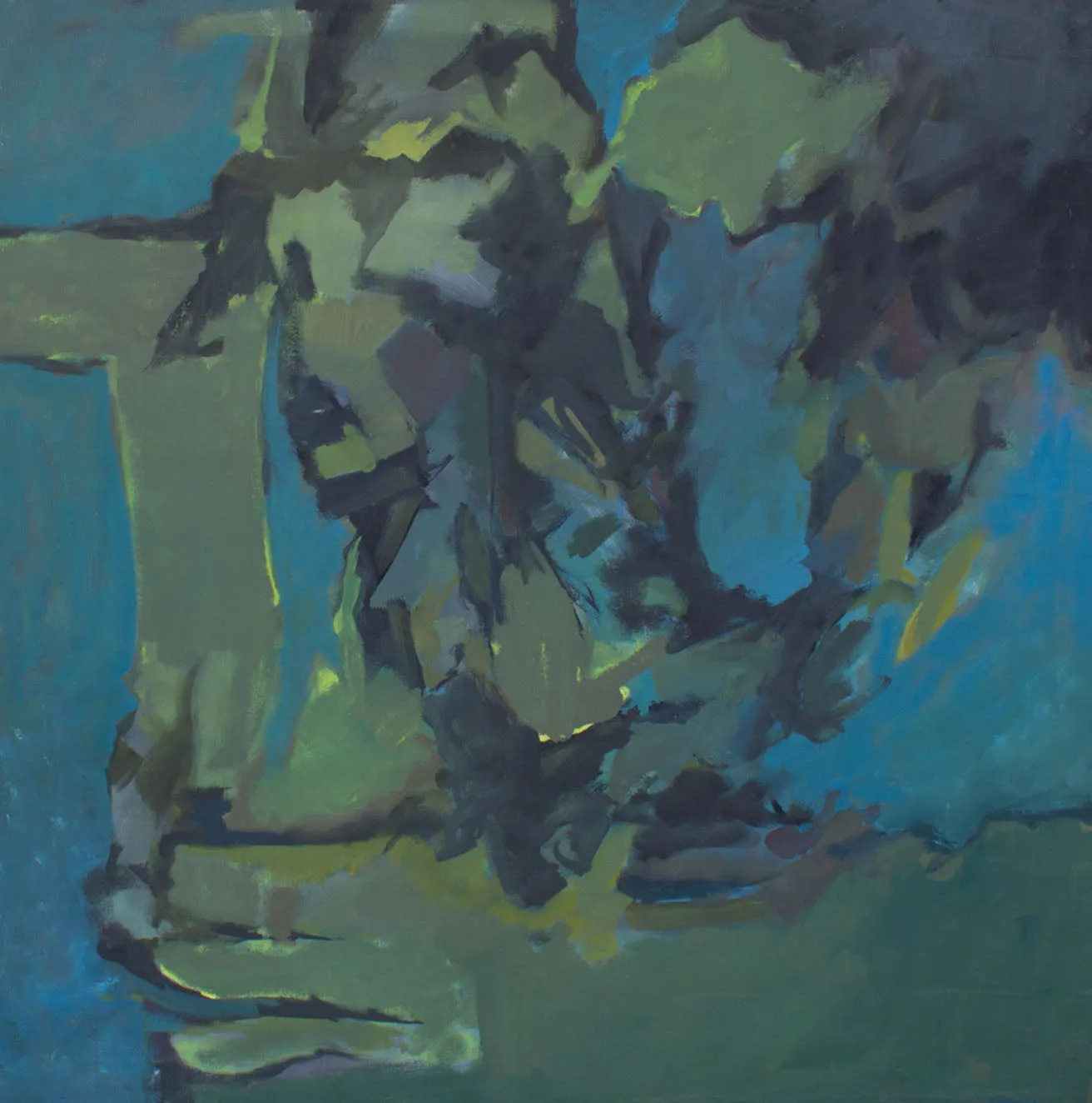 Steve Redman Signed Oil on Canvas Abstract Painting
