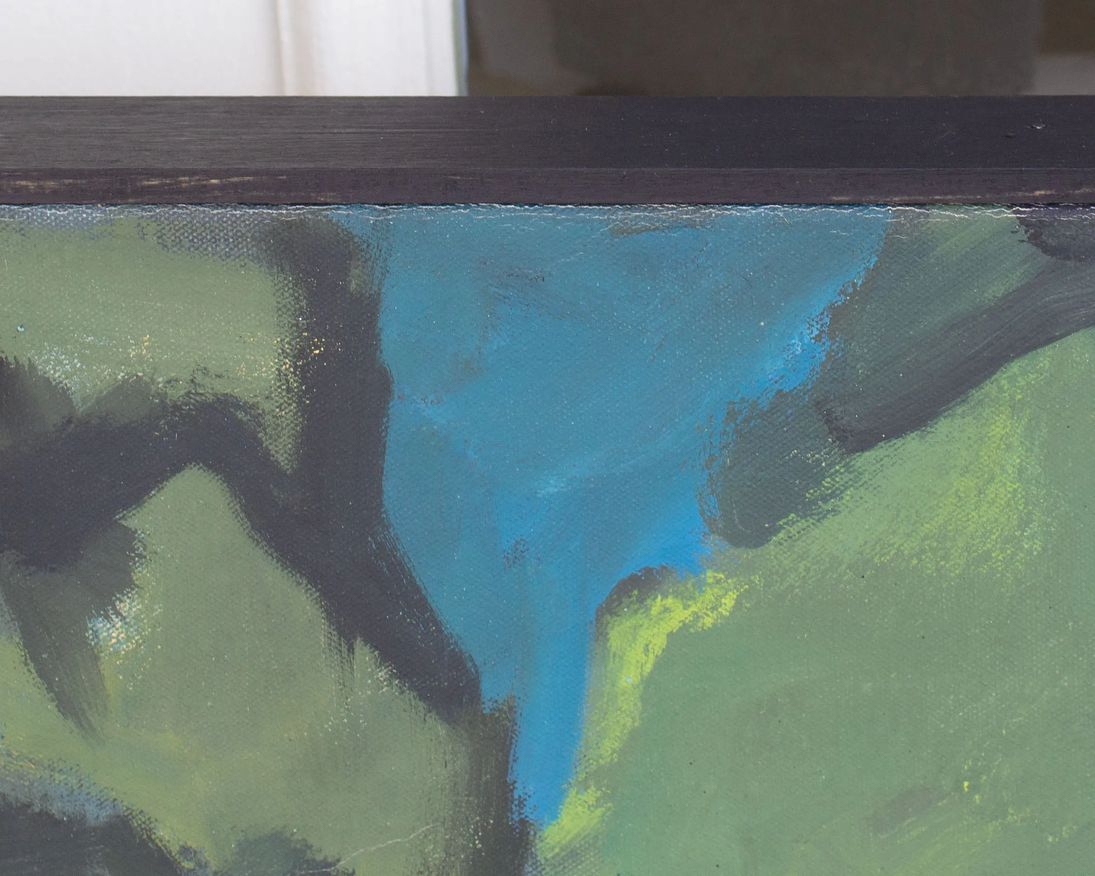 Steve Redman Signed Oil on Canvas Abstract Painting