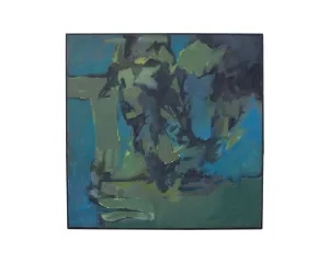 Steve Redman Signed Oil on Canvas Abstract Painting