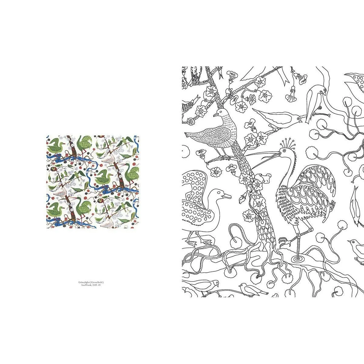 Swedish Modern: A Colouring Book of Magical Interiors