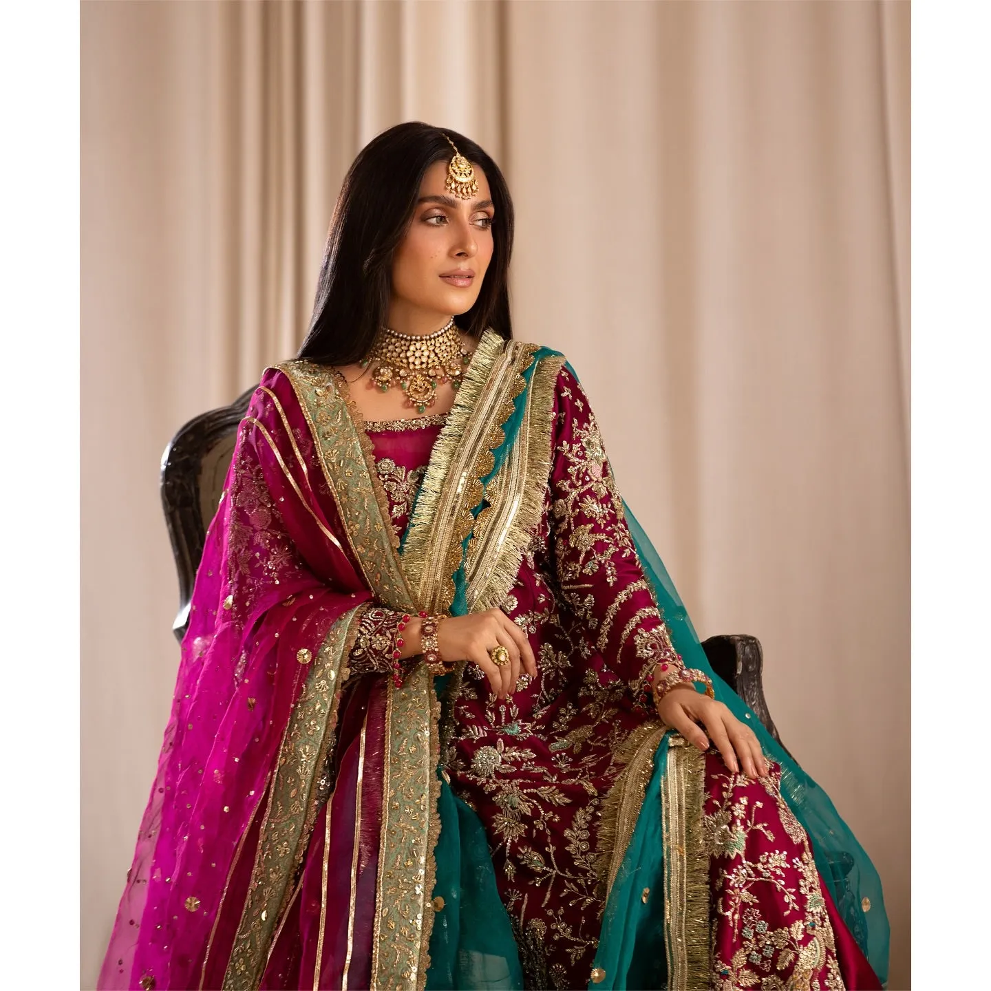 Tabya New Arrival Wedding Collection Hand Embroidered Raw Silk TABEER