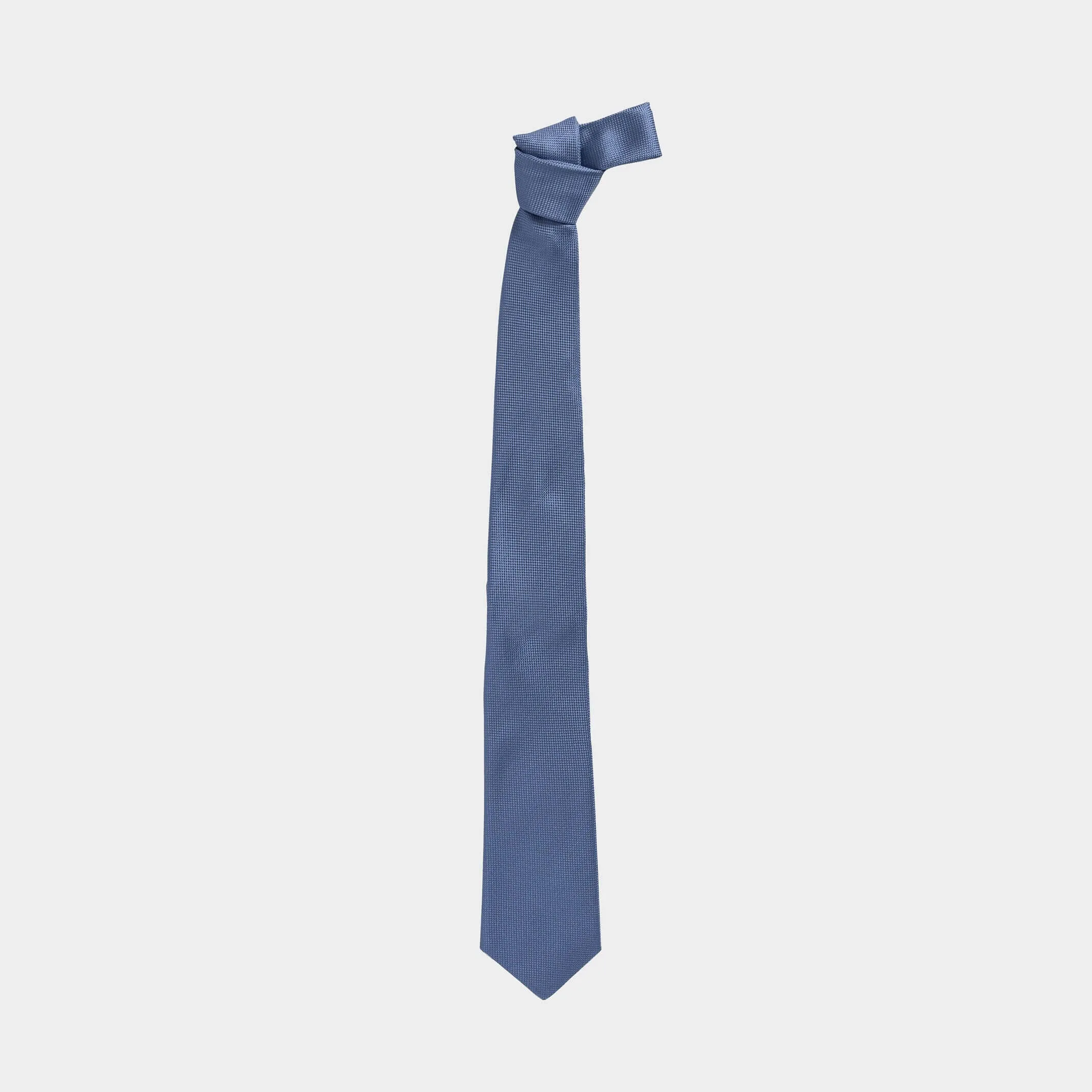 The Light Blue Barone Silk Tie