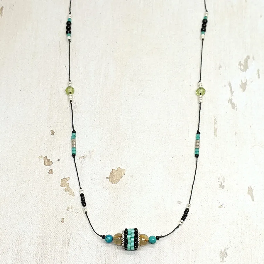 Three Graces Turquoise Necklace