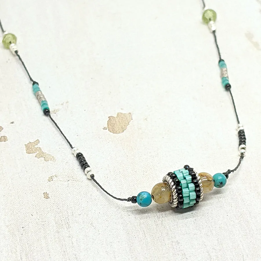 Three Graces Turquoise Necklace