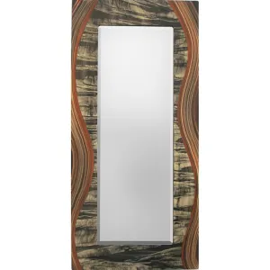 Tiger River Rectangular Mirror by Grant Noren
