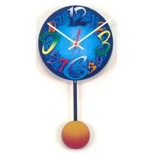 Time B Pendulum Wall Clock by David Scherer