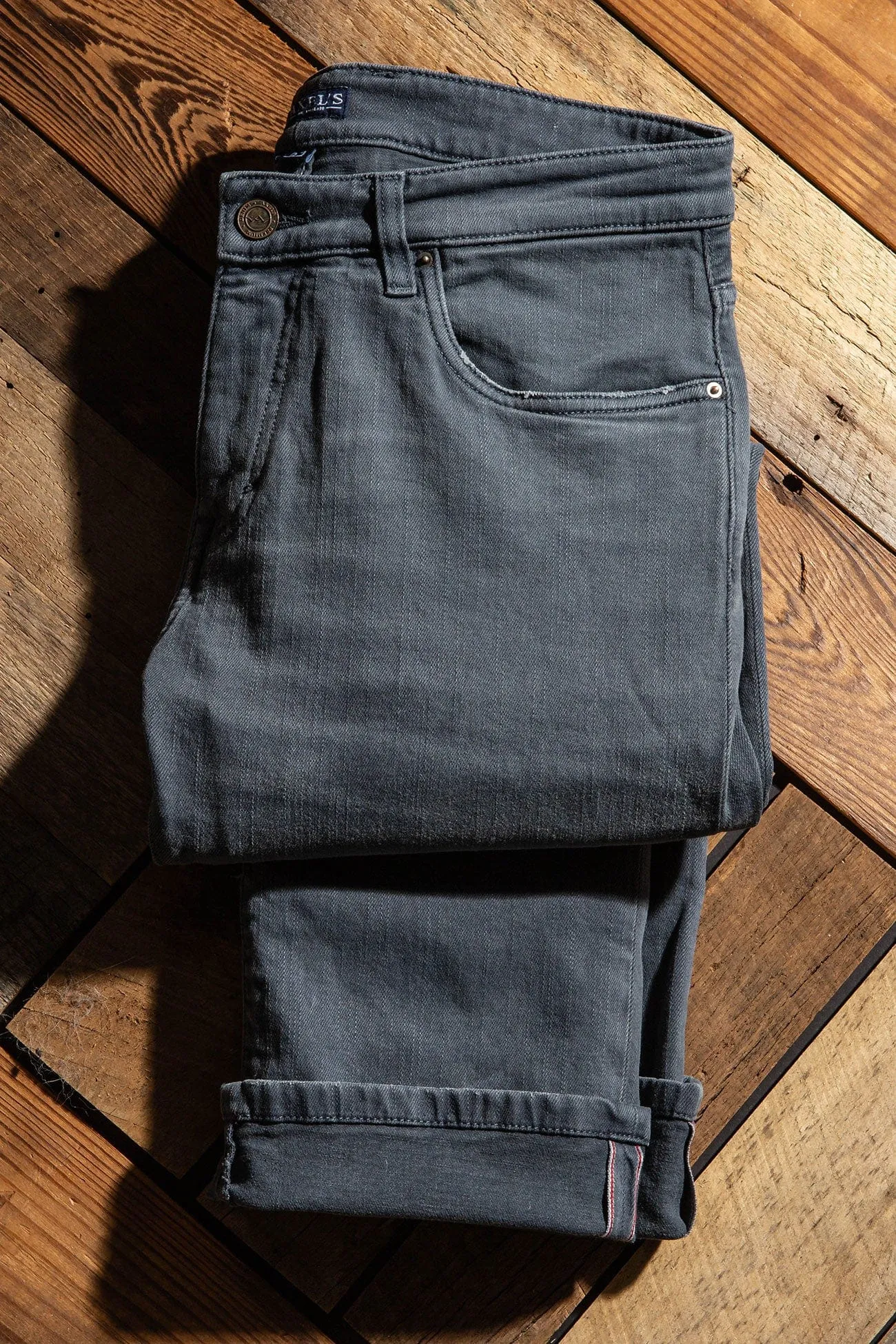 Tucson Selvedge Denim In Acciaio
